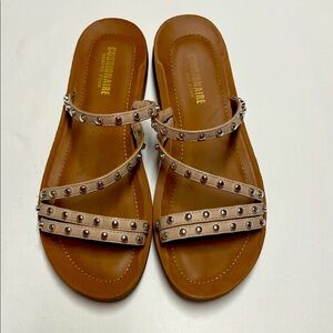 Women's Cushionaire Tan Sandals